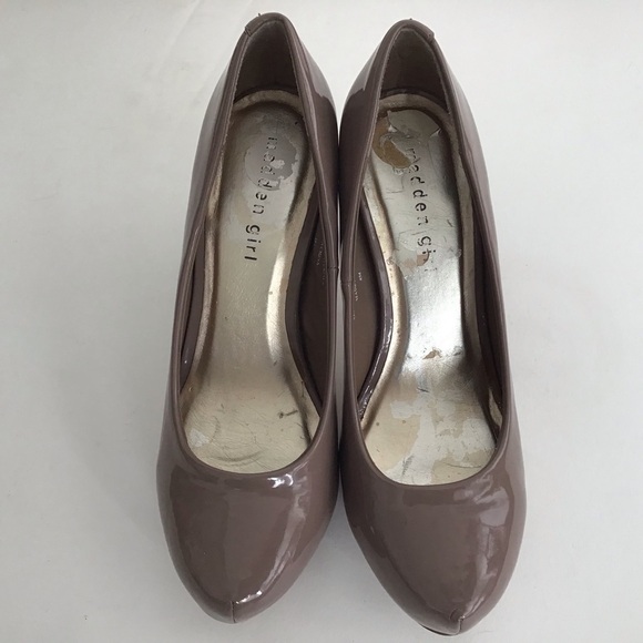 Madden Girl “Giddyy “ platform 3” heels. Size 7. Mocha latte. - Picture 2 of 12